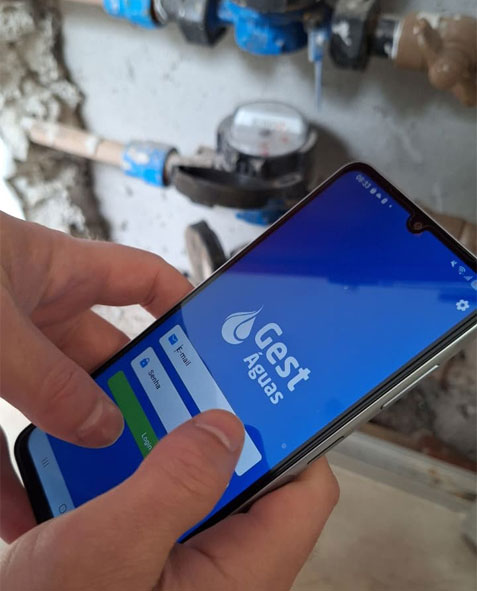 GestÁguas - Leitura de consumo direto pelo celular